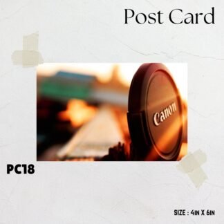 Sunset with Canon camera cap