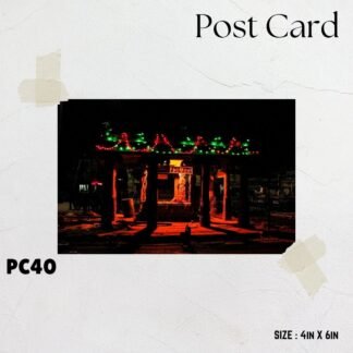 Light rays from temple Mandapam