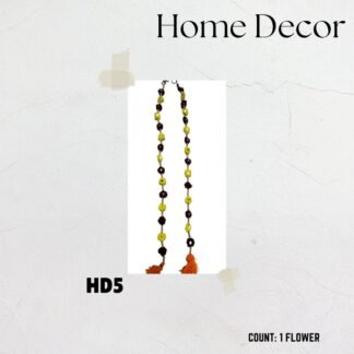 Thoran | 1 Flower | Maroon & Yellow